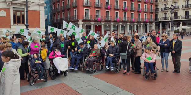 Concentración defensa Educación Especial Valladolid