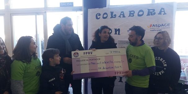 FDPRV donación 3750 € FDPRV donación 3750 € a ASPACE Valladolid