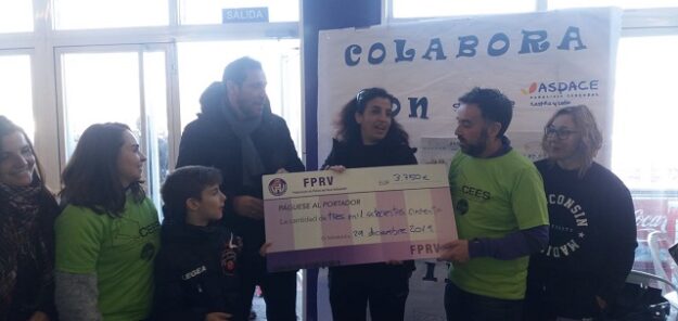 FDPRV donación 3750 € a ASPACE Valladolid