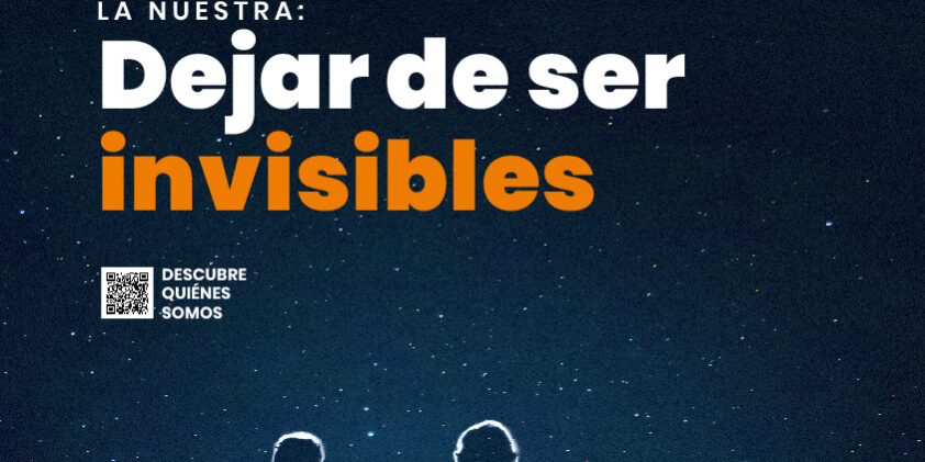 CARTEL DEJAR DE SER INVISIBLES QR